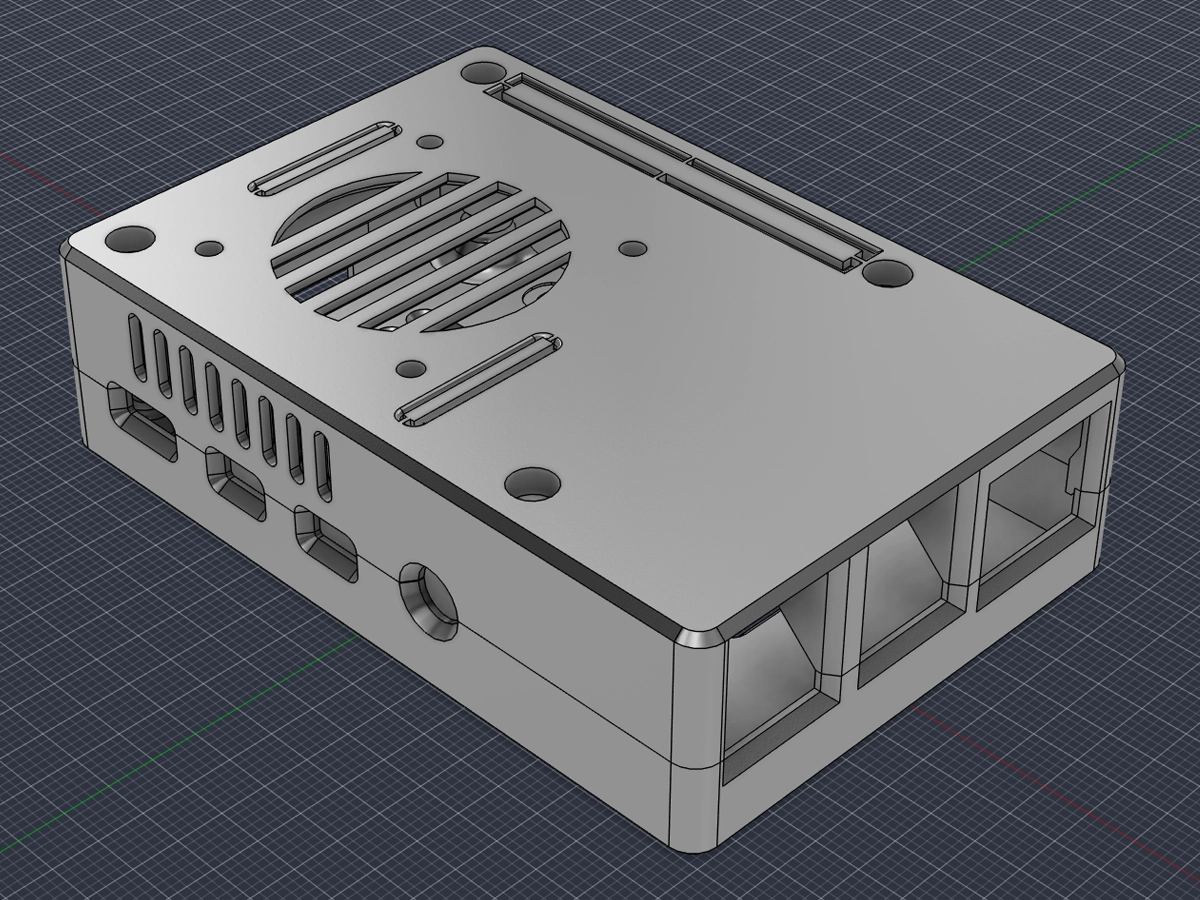 Carcasă Raspberry Pi 4, negru