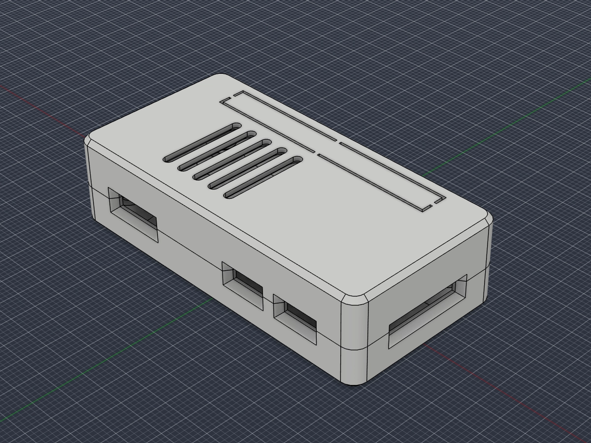 Carcasă compactă Raspberry Pi Zero, gri